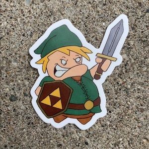 3/$10‼️ Link Bean Sticker